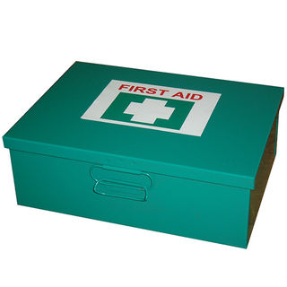 6-25 Person First Aid Kit - Metal Box Wall Mountable