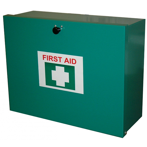 26-50 Person First Aid Kit - Metal Wall Mounted Box
